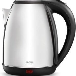 Chaleira elétrica Inox Elgin em Inox Sem fio 1,8 Litros 220V
