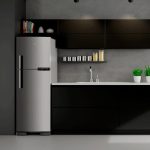 Geladeira Frost Free Brastemp Duplex 375L Cor Inox BRM44HK 220V